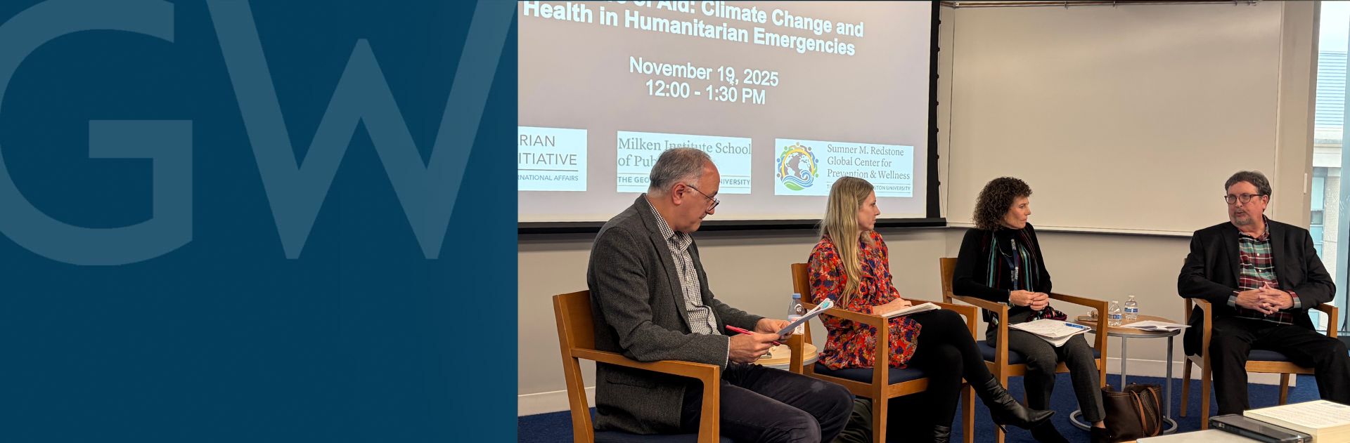 Image of moderator and panelists